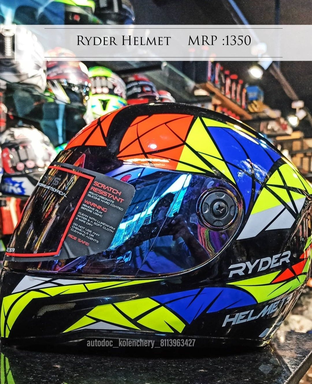 FULL FACE HELMET RYDER Auto Doc